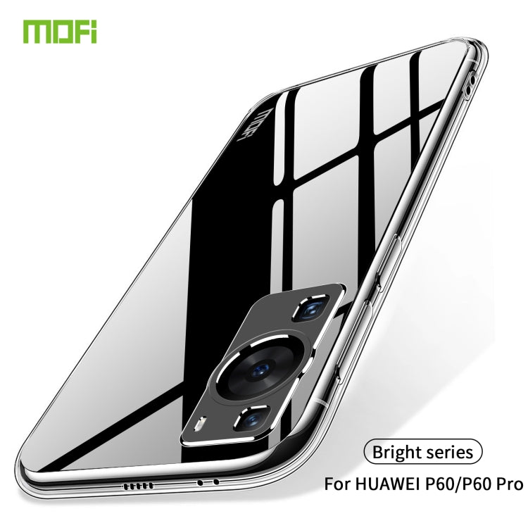 For Huawei P60 / P60 Pro MOFI Ming Series Ultra-thin TPU Phone Case(Transparent)