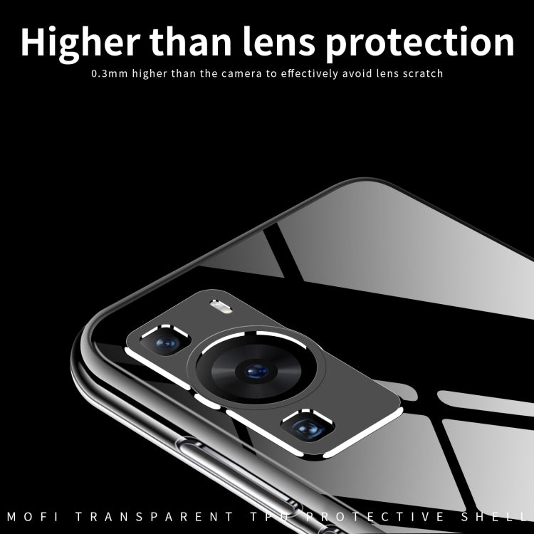 For Huawei P60 / P60 Pro MOFI Ming Series Ultra-thin TPU Phone Case(Transparent)