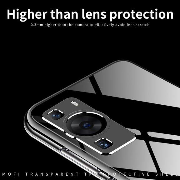 For Huawei P60 / P60 Pro MOFI Ming Series Ultra-thin TPU Phone Case(Transparent)