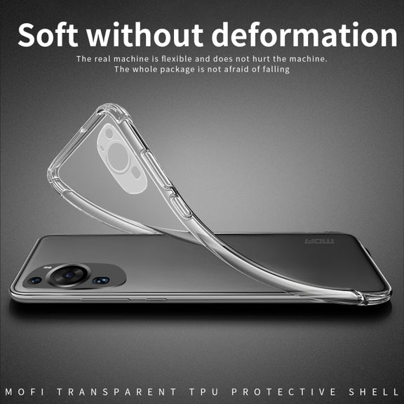 For Huawei P60 Art MOFI Ming Series Ultra-thin TPU Phone Case(Transparent)