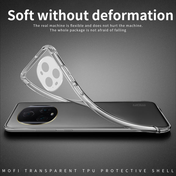 For Honor Magic5 Ultimate MOFI Ming Series Ultra-thin TPU Phone Case(Transparent)