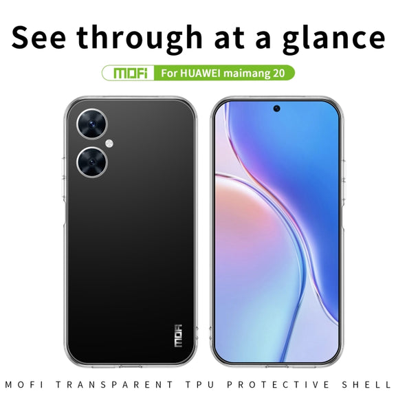 For Huawei maimang20 MOFI Ming Series Ultra-thin TPU Phone Case(Transparent)