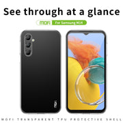 For Samsung Galaxy M14 MOFI Ming Series Ultra-thin TPU Phone Case(Transparent)