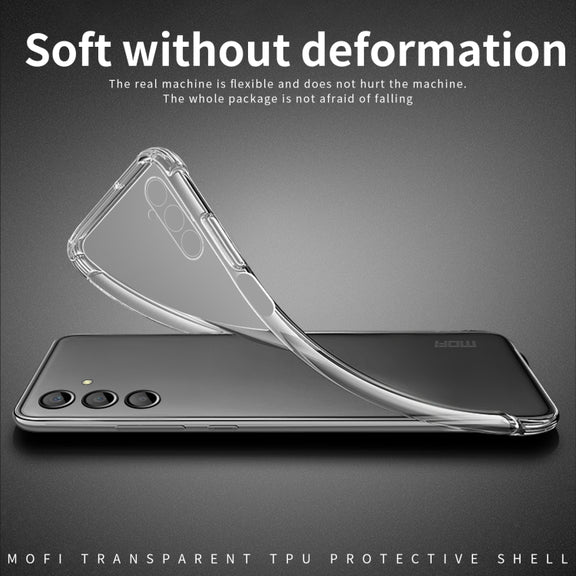 For Samsung Galaxy M14 MOFI Ming Series Ultra-thin TPU Phone Case(Transparent)