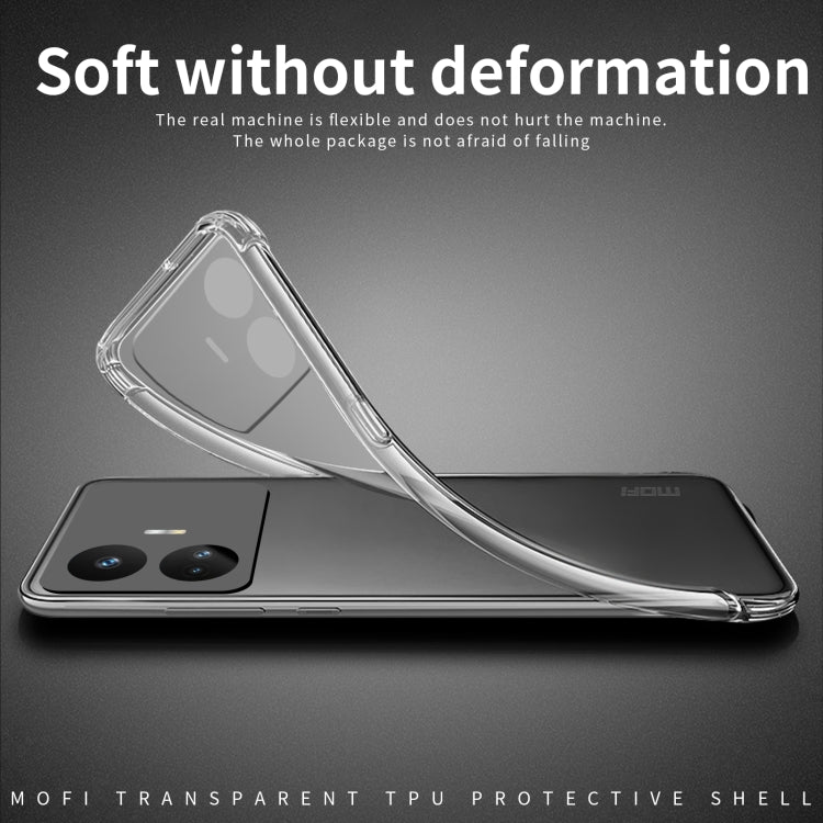 For Realme GT Neo5 SE MOFI Ming Series Ultra-thin TPU Phone Case(Transparent)