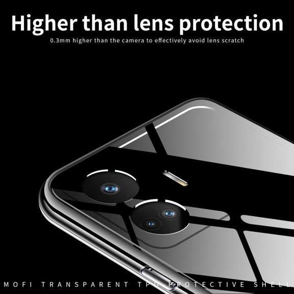 For Realme GT Neo5 SE MOFI Ming Series Ultra-thin TPU Phone Case(Transparent)