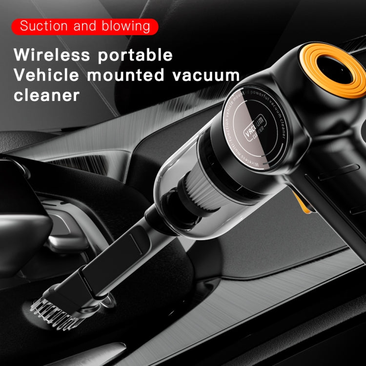 Q18 Car Strong Suction Wireless Handheld Vacuum Cleaner(White)