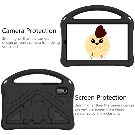 For Lenovo Tab M9 TB-310FU 2023 EVA Shockproof Tablet Case with Holder(Black)