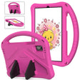 For Lenovo Tab M9 TB-310FU 2023 EVA Shockproof Tablet Case with Holder(RoseRed) - Lenovo by PMC TechLife | Online Shopping South Africa | PMC TechLife | Buy Now Pay Later Mobicred