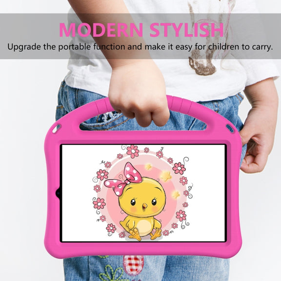 For Lenovo Tab M9 TB-310FU 2023 EVA Shockproof Tablet Case with Holder(RoseRed)