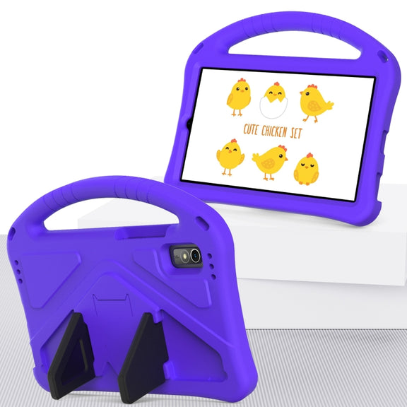For Lenovo Tab M9 TB-310FU 2023 EVA Shockproof Tablet Case with Holder(Purple)