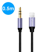 NORTHJO LTM03 8 Pin to 3.5mm Audio AUX Jack Cable, Length:0.5m
