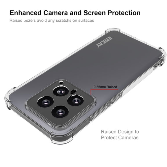 For Xiaomi 14 ENKAY Hat-Prince Transparent TPU Shockproof Phone Case