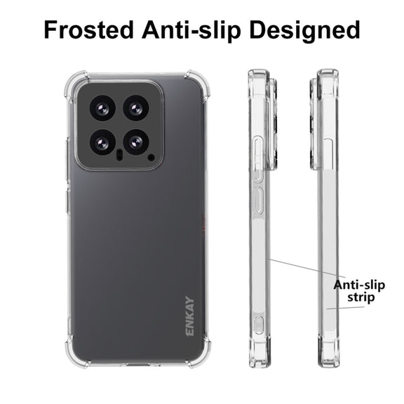 For Xiaomi 14 ENKAY Hat-Prince Transparent TPU Shockproof Phone Case