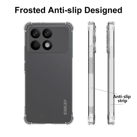For Redmi K70 Pro ENKAY Hat-Prince Transparent TPU Shockproof Phone Case
