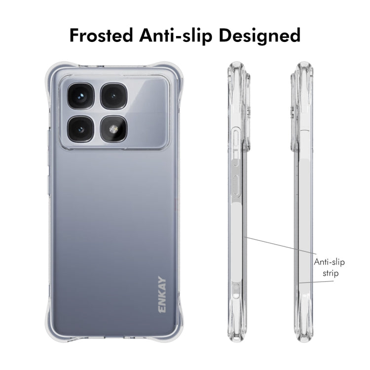 For Redmi K70 Ultra ENKAY Hat-Prince Transparent TPU Shockproof Phone Case