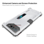 For Asus ROG Phone 7 Ultimate ENKAY Hat-Prince Transparent TPU Shockproof Phone Case
