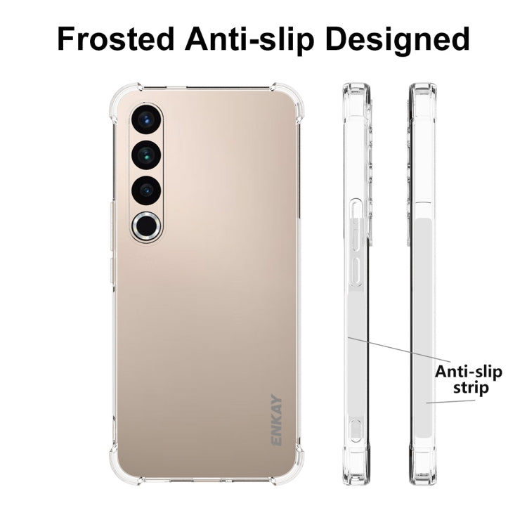 For Meizu 20 Pro ENKAY Hat-Prince Transparent TPU Shockproof Phone Case