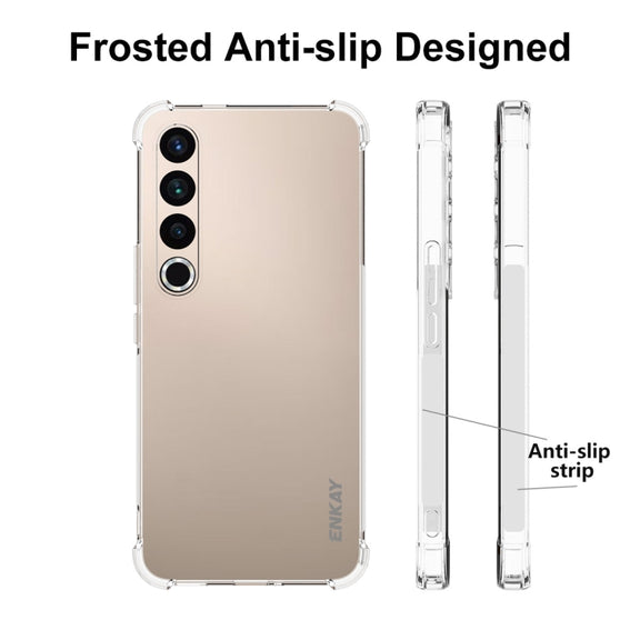 For Meizu 20 Pro ENKAY Hat-Prince Transparent TPU Shockproof Phone Case
