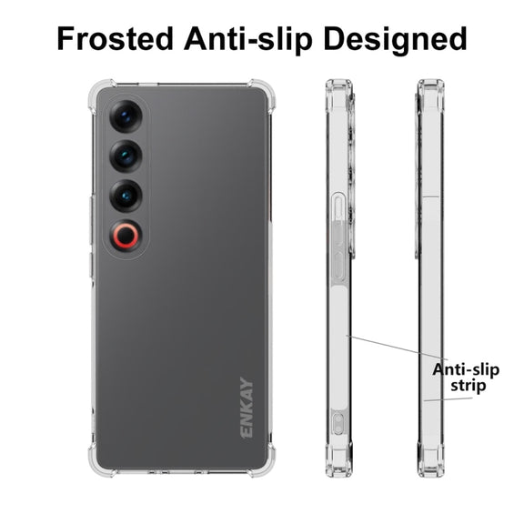 For Meizu 21 Pro ENKAY Hat-Prince Transparent TPU Shockproof Phone Case