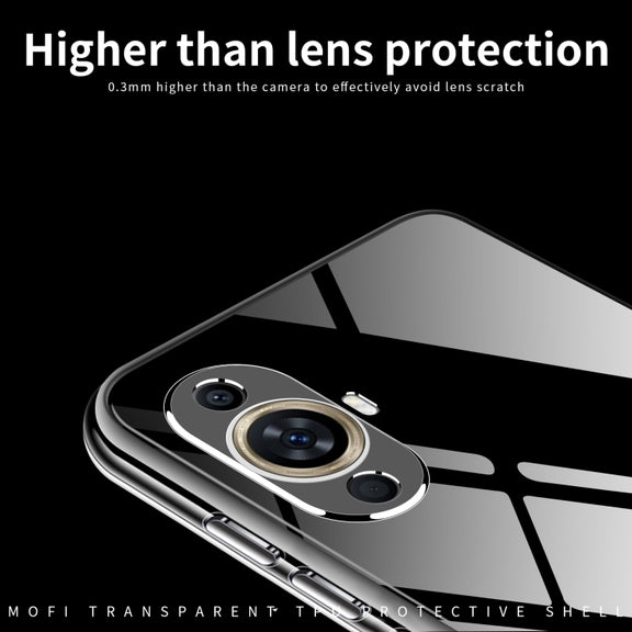 For Huawei nova 11 4G MOFI Ming Series Transparent Ultra-thin TPU Phone Case