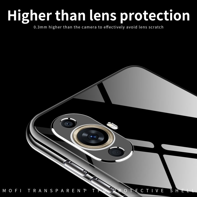 For Huawei nova 11 Pro MOFI Ming Series Transparent Ultra-thin TPU Phone Case