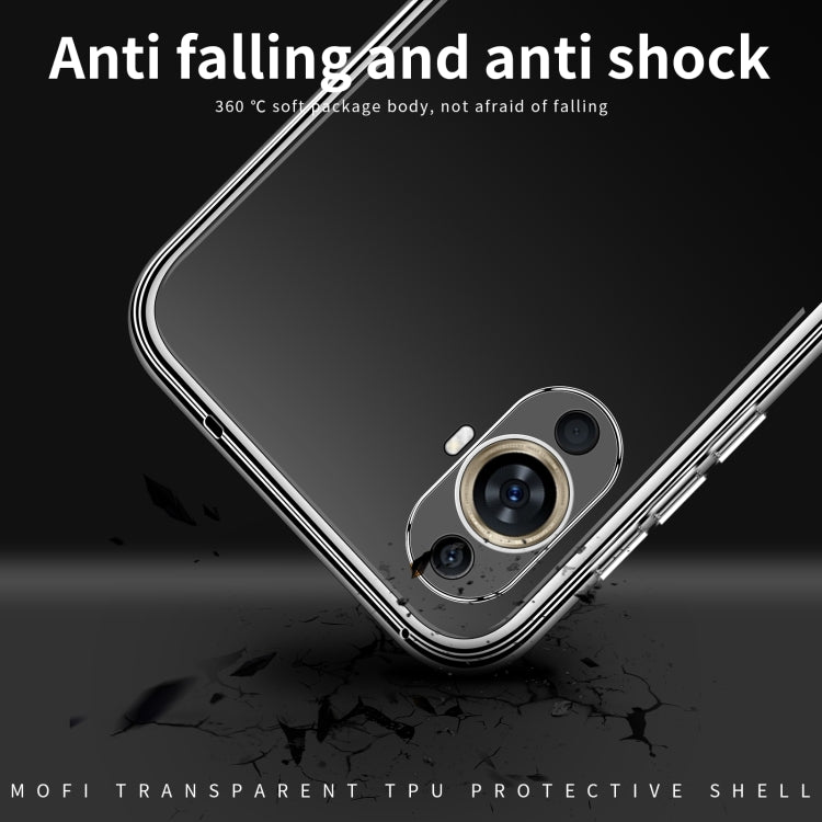 For Huawei nova 11 Pro MOFI Ming Series Transparent Ultra-thin TPU Phone Case