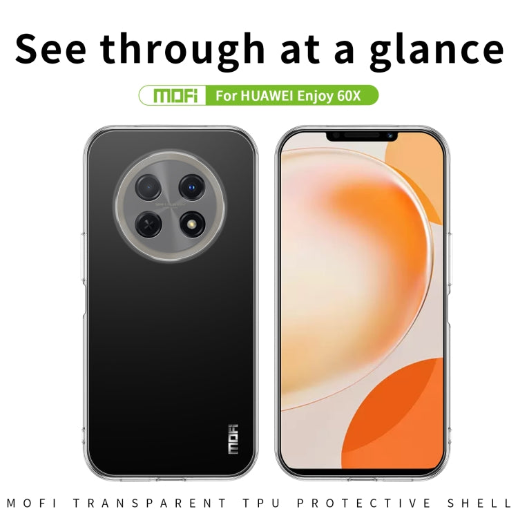 For Huawei Enjoy 60X MOFI Ming Series Transparent Ultra-thin TPU Phone Case