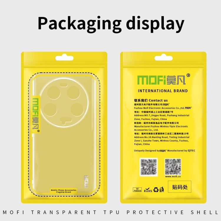 For Honor X50i MOFI Ming Series Transparent Ultra-thin TPU Phone Case
