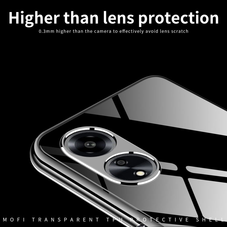 For OPPO A1 5G MOFI Ming Series Ultra-thin TPU Phone Case(Transparent)