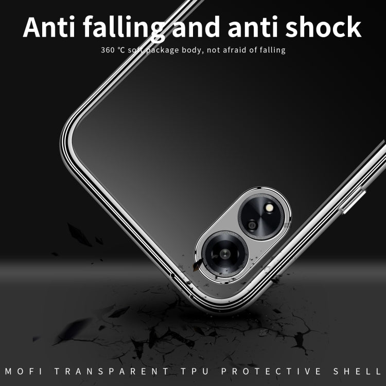 For OPPO A1 5G MOFI Ming Series Ultra-thin TPU Phone Case(Transparent)
