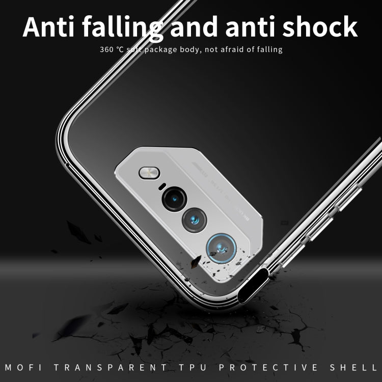 For ASUS ROG Phone 7 MOFI Ming Series Ultra-thin TPU Phone Case(Transparent)