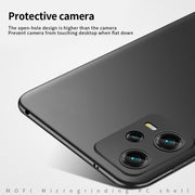 For Redmi Note 12 5G Global MOFI Micro-Frosted PC Ultra-thin Hard Phone Case(Blue)