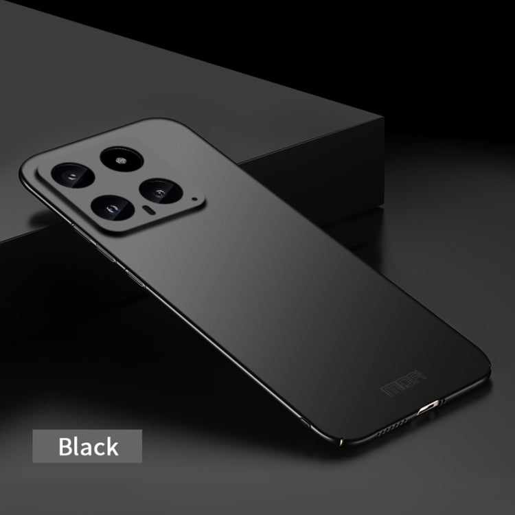 For Xiaomi 14 MOFI Micro-Frosted PC Ultra-thin Hard Phone Case(Black)