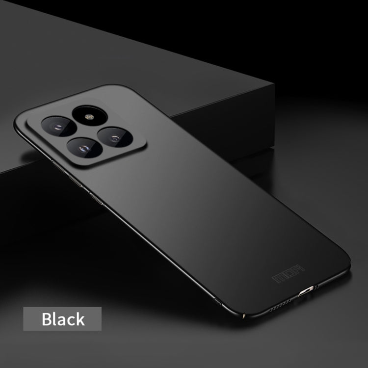 For Xiaomi 14 Pro MOFI Micro-Frosted PC Ultra-thin Hard Phone Case(Black)