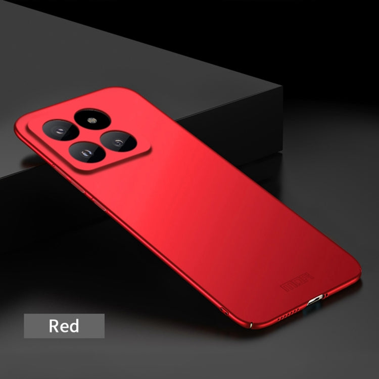 For Xiaomi 14 Pro MOFI Micro-Frosted PC Ultra-thin Hard Phone Case(Red)