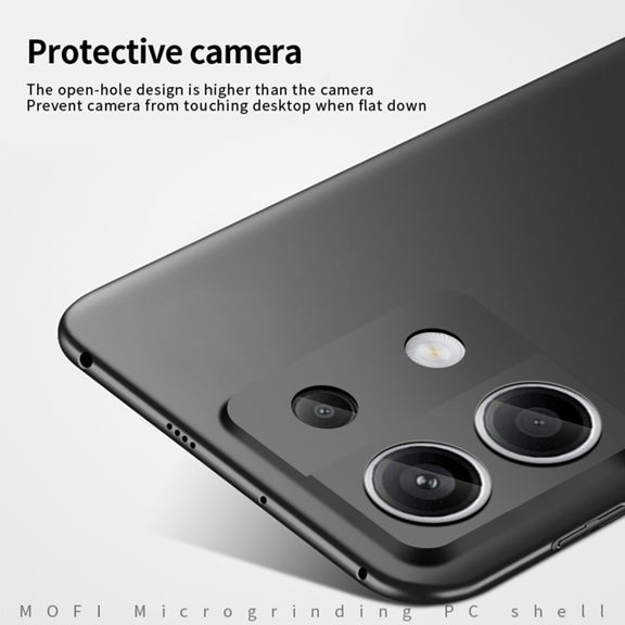 For Xiaomi Redmi Note 13 Pro 5G MOFI Micro-Frosted PC Ultra-thin Hard Phone Case(Black)