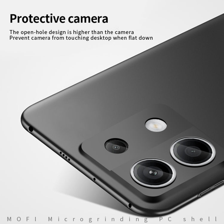 For Redmi Note 13 Pro 5G MOFI Micro-Frosted PC Ultra-thin Hard Phone Case(Blue)