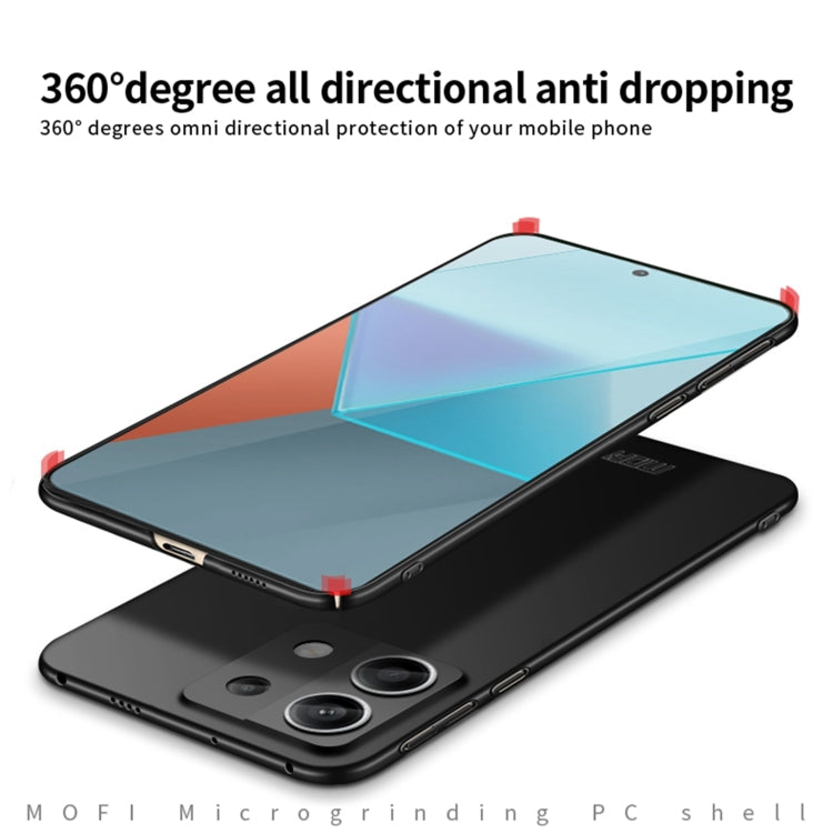 For Xiaomi Redmi Note 13 Pro 5G MOFI Micro-Frosted PC Ultra-thin Hard Phone Case(Red)