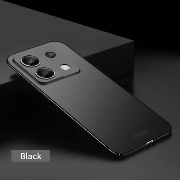 For Xiaomi Redmi Note 13 5G MOFI Micro-Frosted PC Ultra-thin Hard Phone Case(Black)