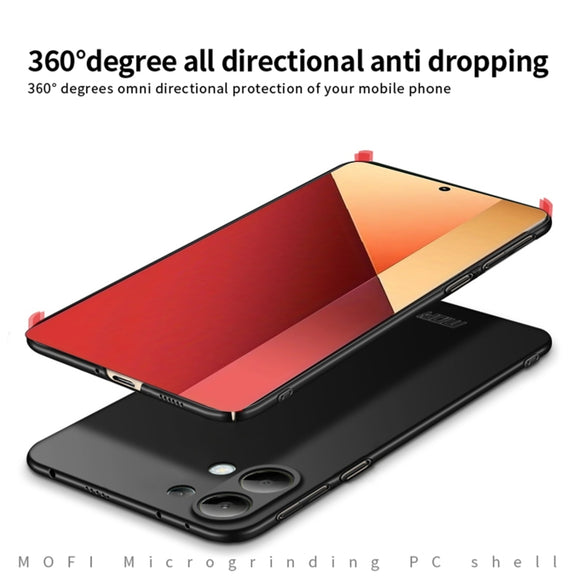 For Xiaomi Redmi Note 13 Pro 4G MOFI Micro-Frosted PC Ultra-thin Hard Phone Case(Red)