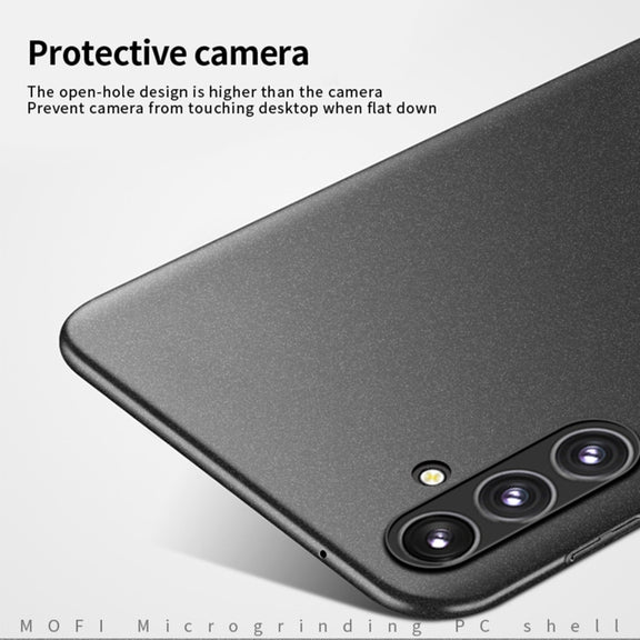 For Samsung Galaxy A54 5G MOFI Fandun Series Frosted PC Ultra-thin All-inclusive Phone Case(Blue)