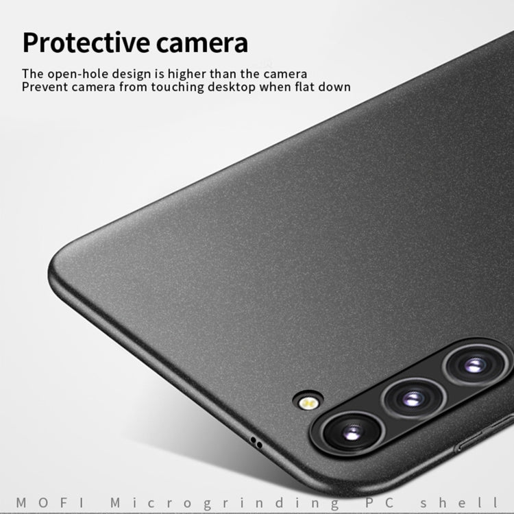 For Samsung Galaxy S24 5G MOFI Fandun Series Frosted PC Ultra-thin All-inclusive Phone Case(Black)