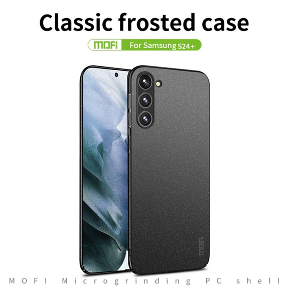 For Samsung Galaxy S24+ 5G MOFI Fandun Series Frosted PC Ultra-thin All-inclusive Phone Case(Black)