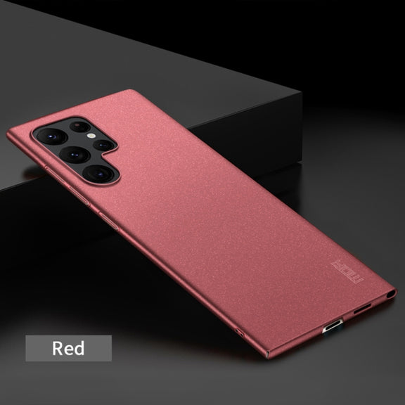 For Samsung Galaxy S24 Ultra 5G MOFI Fandun Series Frosted PC Ultra-thin All-inclusive Phone Case(Red)
