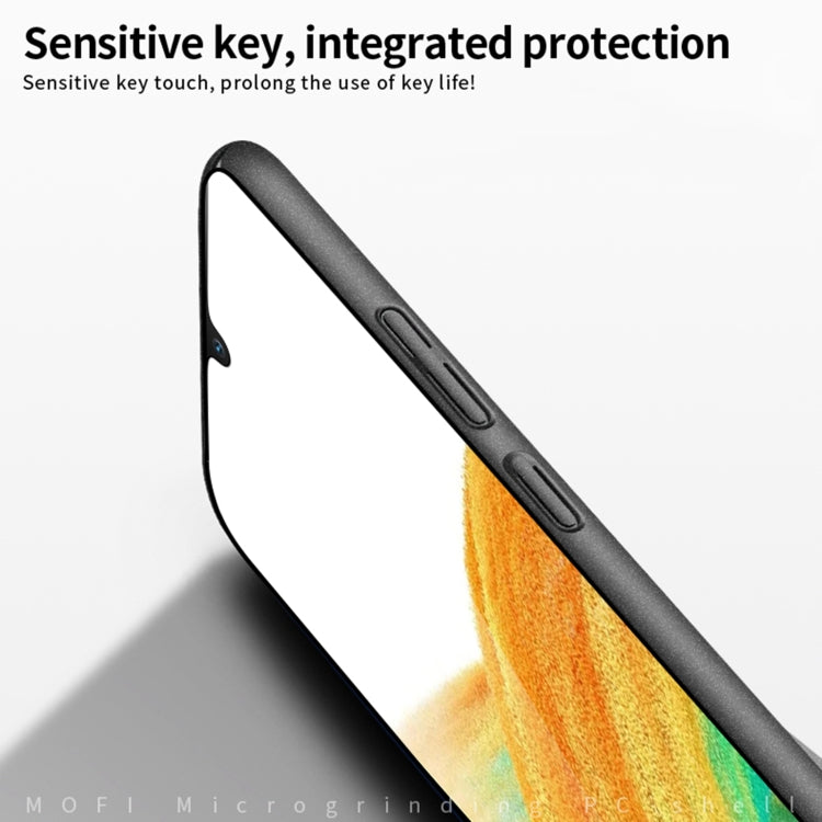 For Samsung Galaxy A55 5G MOFI Fandun Series Frosted PC Ultra-thin All-inclusive Phone Case(Blue)