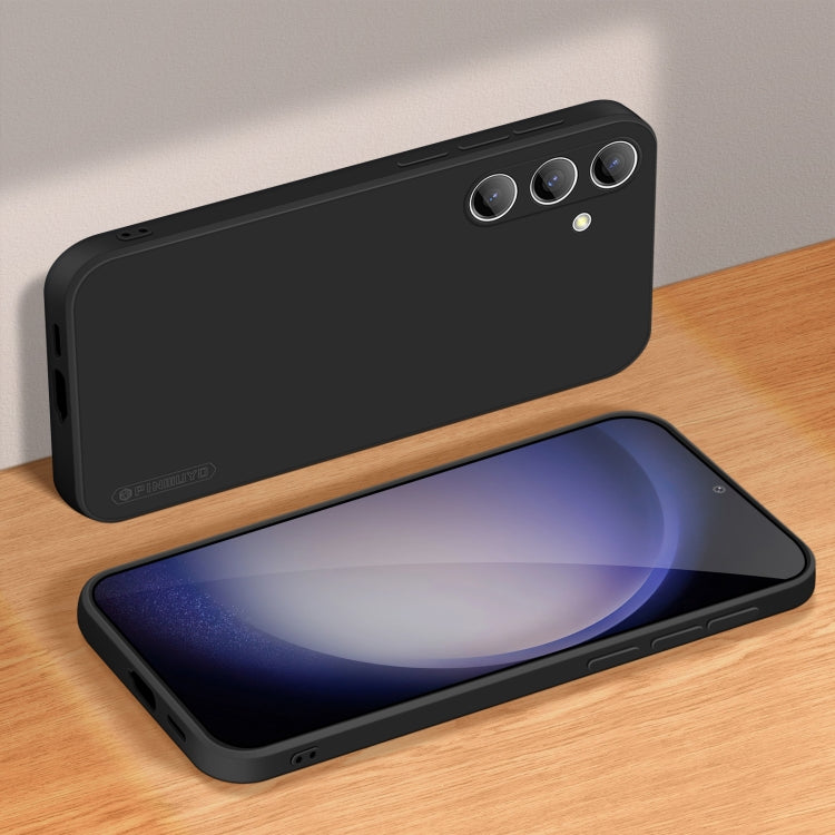 For Samsung Galaxy S24 5G PINWUYO Sense Series Liquid Silicone TPU Phone Case(Black)