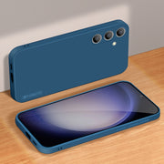 For Samsung Galaxy S24 5G PINWUYO Sense Series Liquid Silicone TPU Phone Case(Blue)