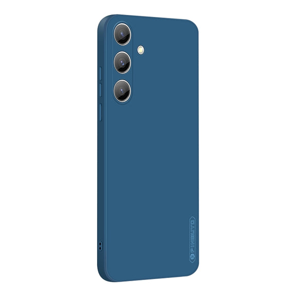 For Samsung Galaxy S24+ 5G PINWUYO Sense Series Liquid Silicone TPU Phone Case(Blue)