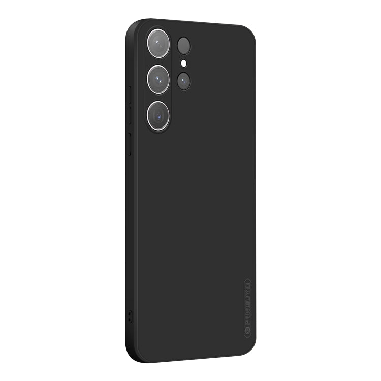 For Samsung Galaxy S24 Ultra 5G PINWUYO Sense Series Liquid Silicone TPU Phone Case(Black)